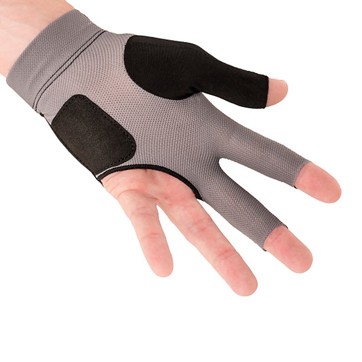 Hot Selling Soft Fabric Pool Gloves Non-Slip Wear-Resistant Stretchable Fabric Adjustable Billiards Shooters Snooker Gloves