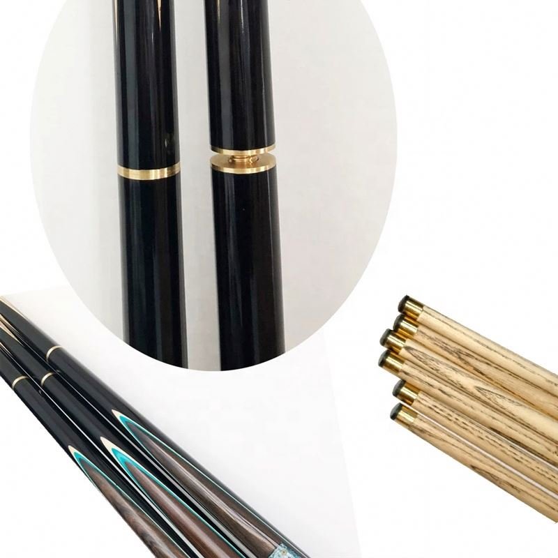 9mm 10mm Cue Tip 3/4 Joint Ash Wood Shaft Handmade Snooker Billiard Cue Stick For Sale