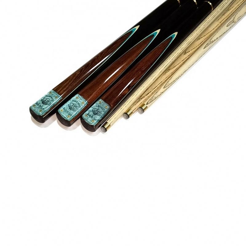 9mm 10mm Cue Tip 3/4 Joint Ash Wood Shaft Handmade Snooker Billiard Cue Stick For Sale