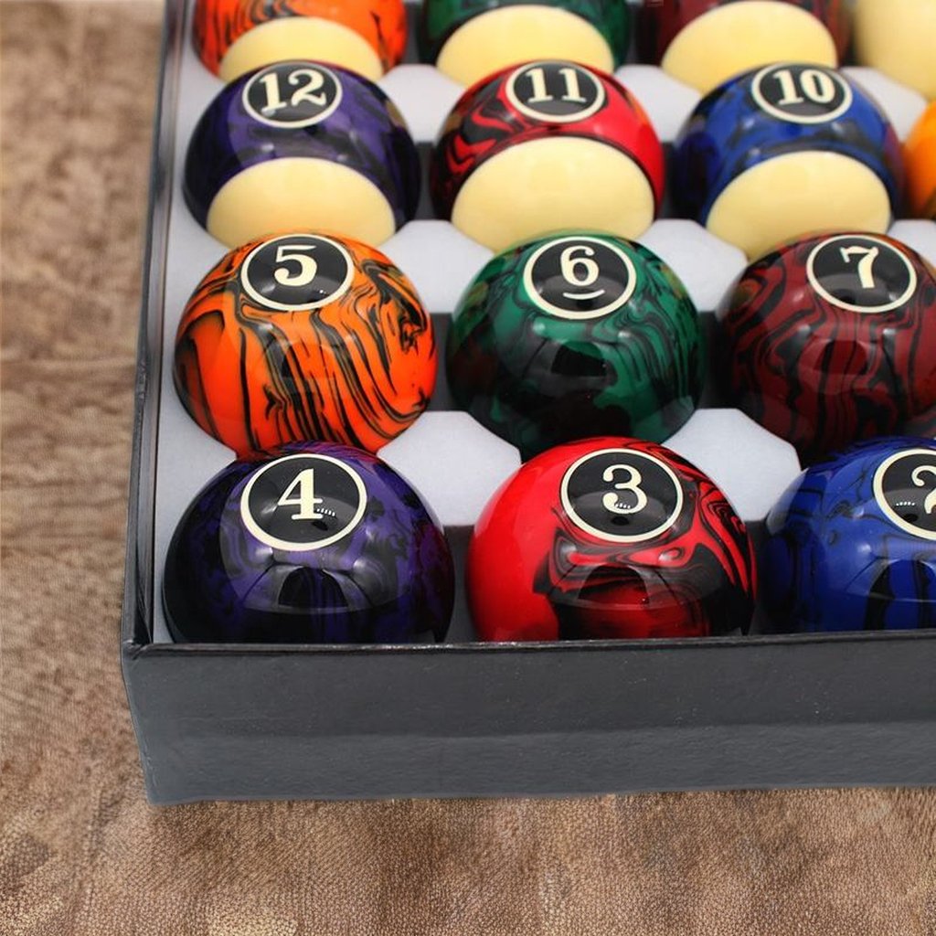 Xikuno Premium 57.2mm 2-1/4" Billiards Pool Balls 16pcs/Set