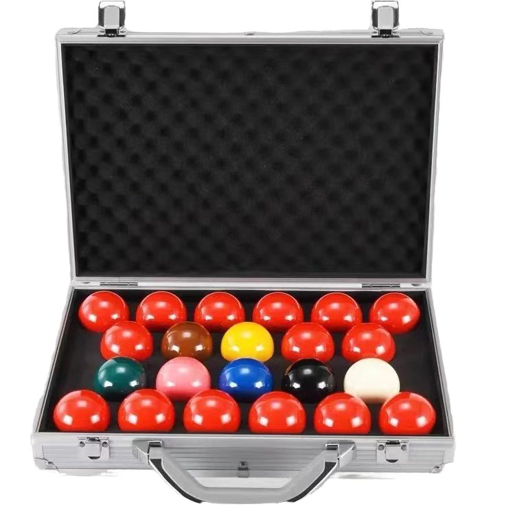 16 & 22 Ball Snooker Accessory Storage Boxes Resin Billiards Set & Door Lock Ball Suitcase for Organizing Billiards Accessories