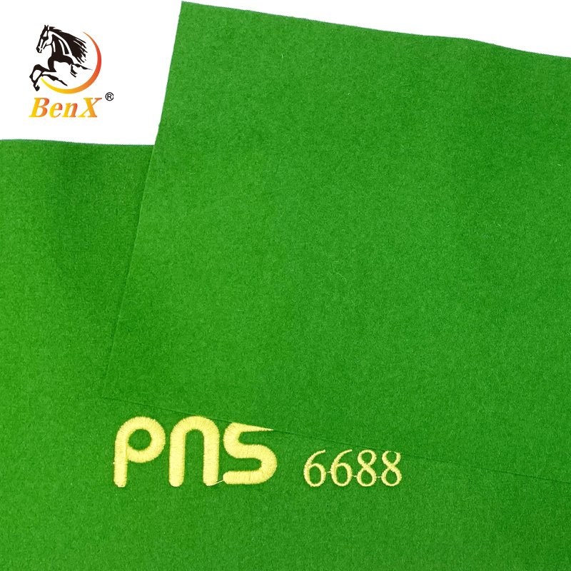 BenX PNS6688 Table Cloth For 12ft Snooker Table Woolen Cloth Green 195cm