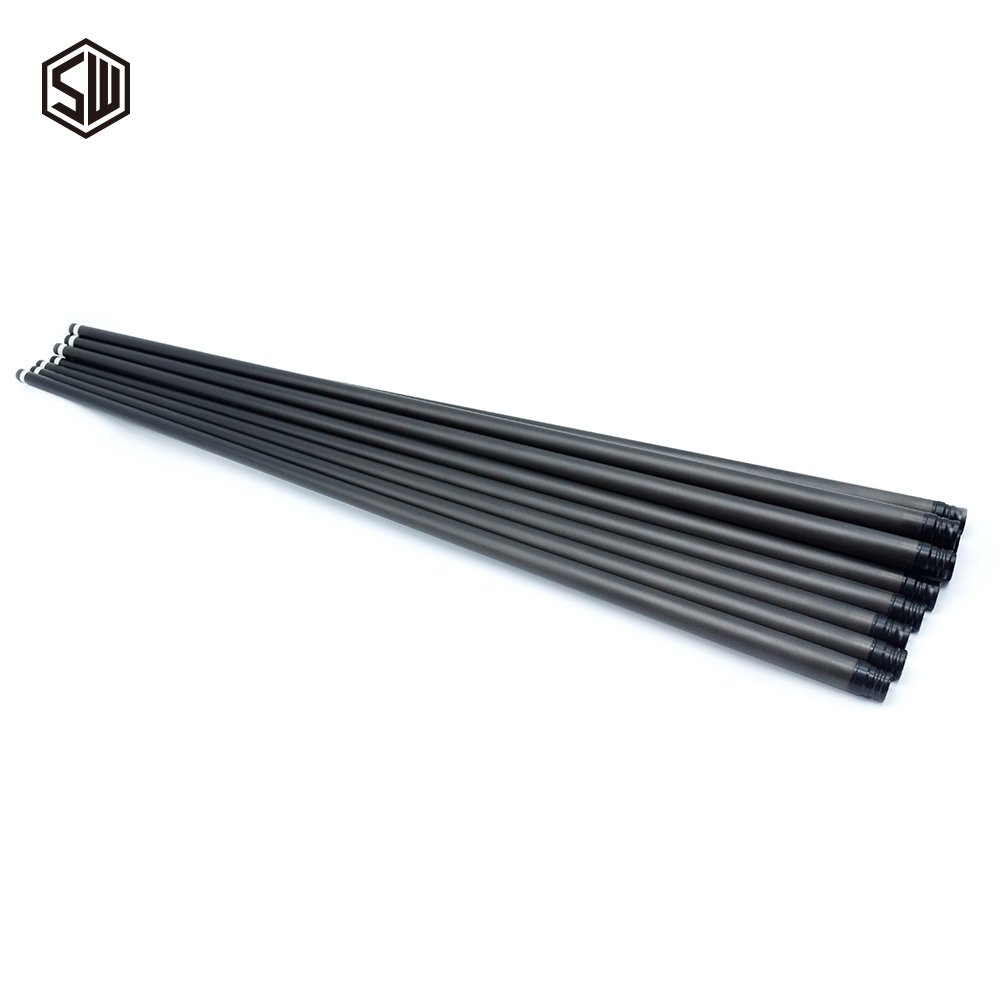 carbon fiber pool cue shaft blank filled black technology carbon fiber biliard pool cue shaft
