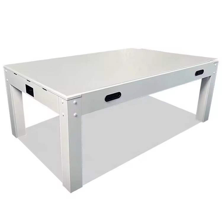 Naipni 4 in 1 multi games table rotating pool table 7ft With Billiards, Air Hockey, Table Tennis And Dinning Top