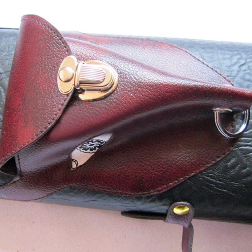High quality pu leather billiard 3/4 Snooker pool cue case with stand rod box 1/2 pool cue case bag.