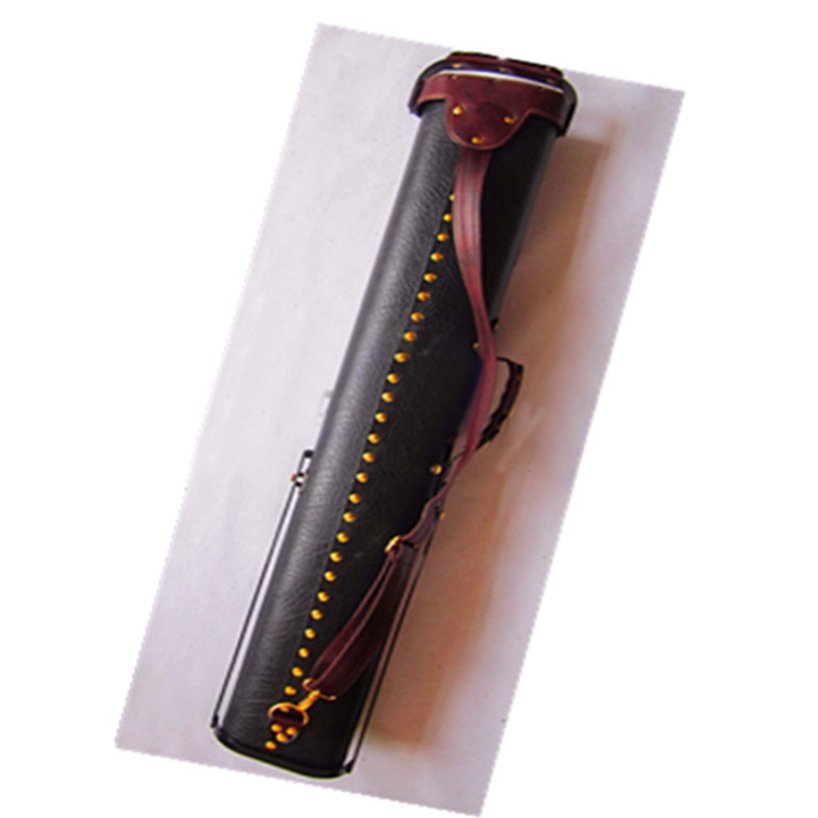High quality pu leather billiard 3/4 Snooker pool cue case with stand rod box 1/2 pool cue case bag.