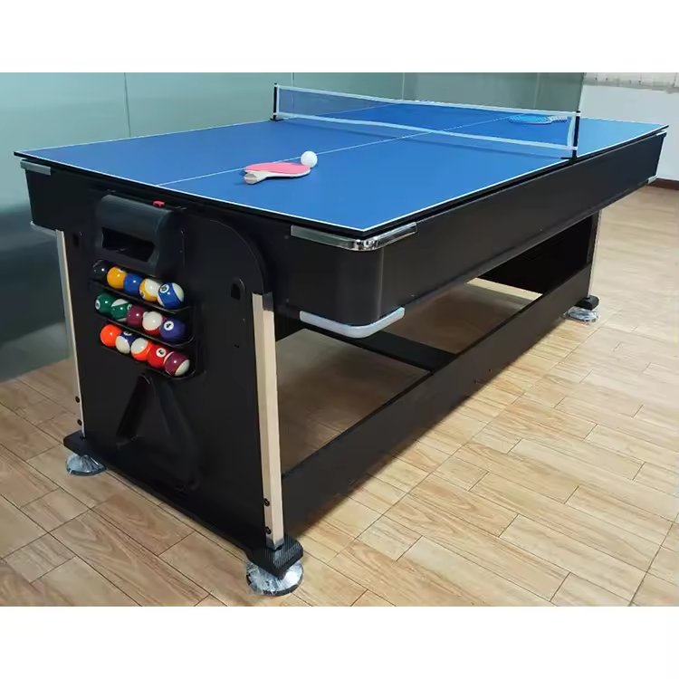 High Quality 4 in 1 Multi Functional Air Hockey Tennis Table Dinning Table Pool Table