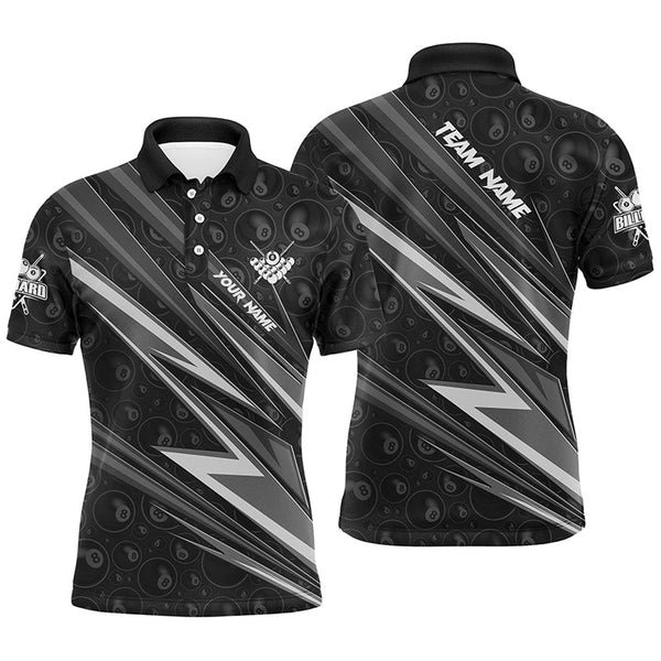 New Men's Billiard Polo Shirt Summer Refreshing Quick Drying 100%Polyester Men's Polo Shirts of Men