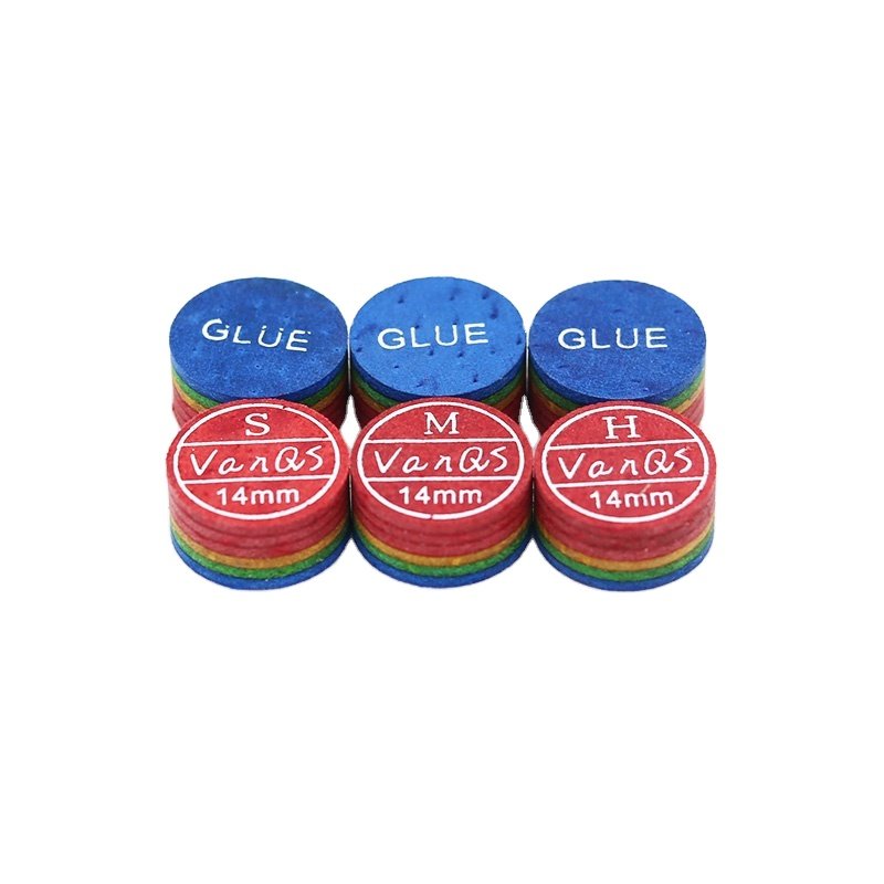 Xikuno pool cue multi-layer leather head eight ball nine ball billiard supplies large and small cue leather head wholesale