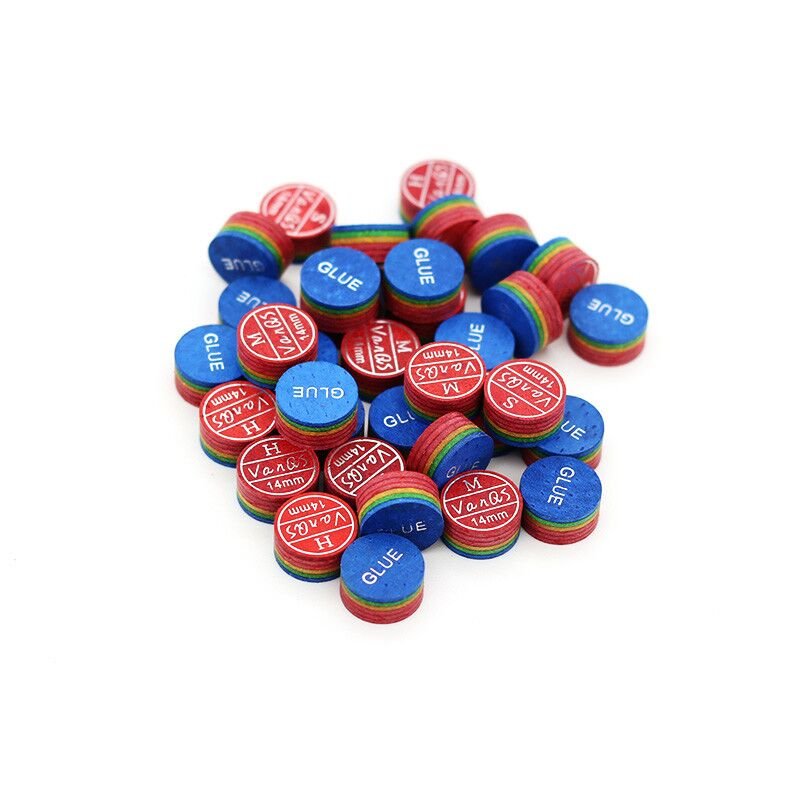 Xikuno pool cue multi-layer leather head eight ball nine ball billiard supplies large and small cue leather head wholesale