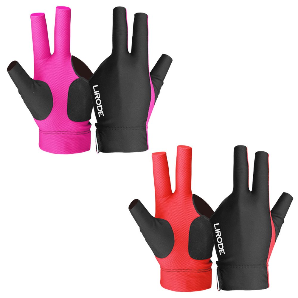 Best Quality Customized Breathable Non-Slip 3 Finger Billiard Gloves Resistant Pool Snooker Gloves