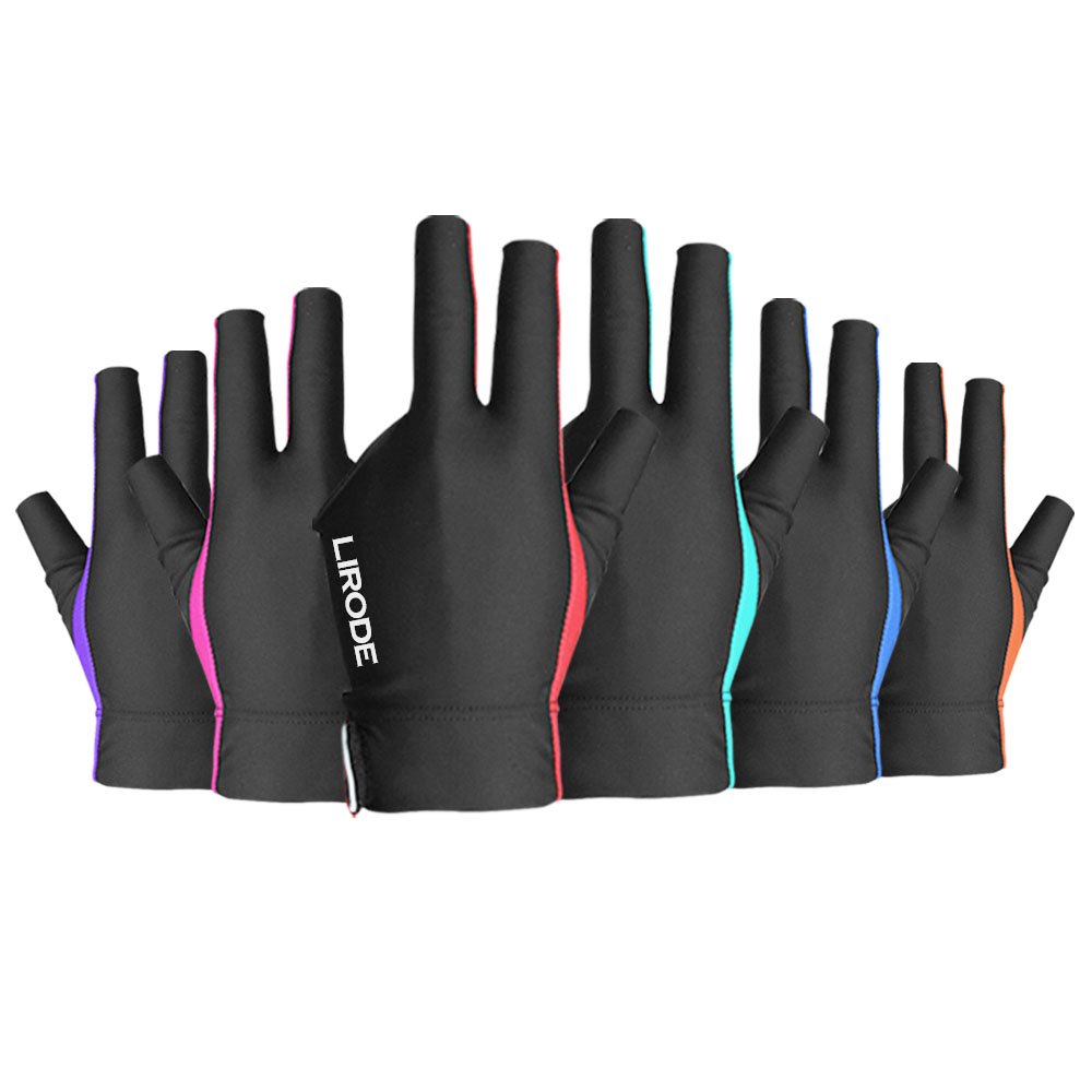 Best Quality Customized Breathable Non-Slip 3 Finger Billiard Gloves Resistant Pool Snooker Gloves