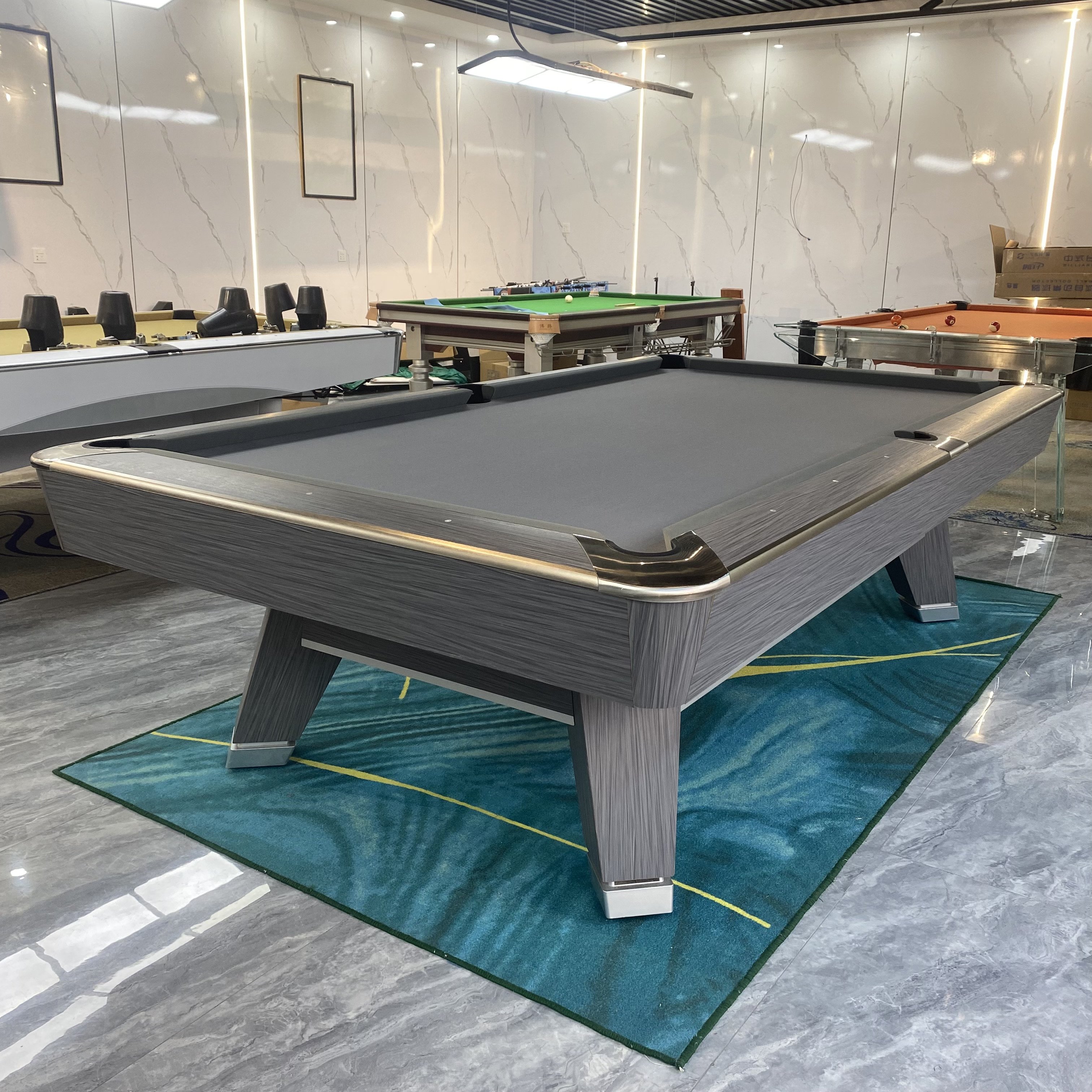 Popular 9ft 8ft Nine Ball pool table 15 years factory best-selling tournament slate billiard tables