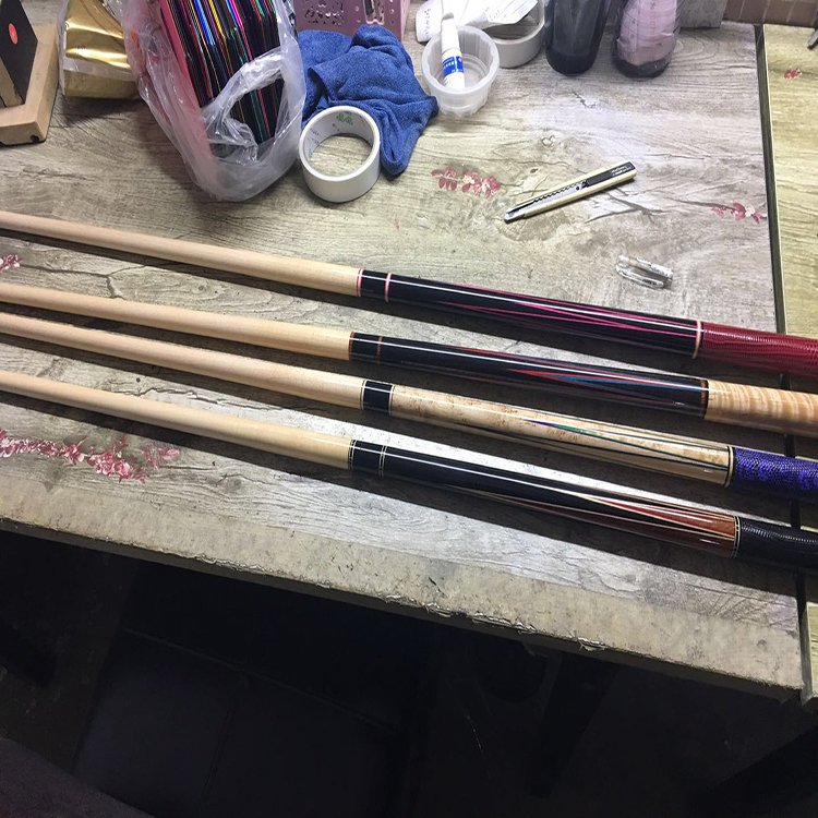 Made entirely by hand Wholesale Cues Handmade Billiards Pool Sticks Snooker Cue