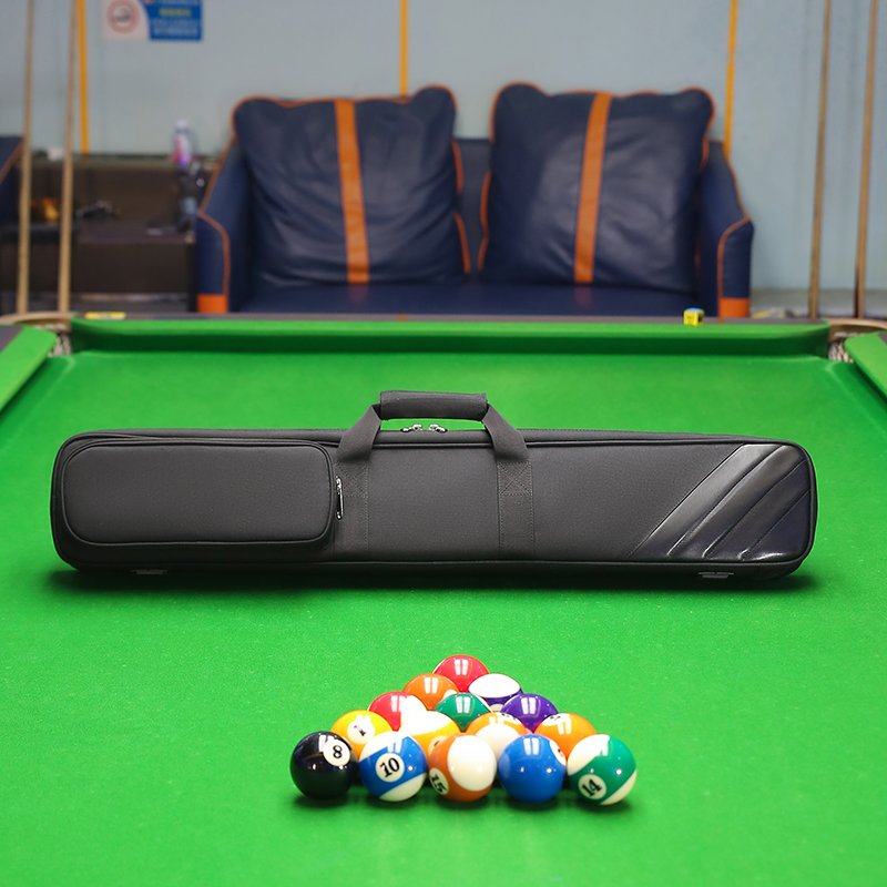 Custom Soft Billiard Cue Cover Snooker Bag with Compartments for 3 Hips and 4 Sticks only bag
