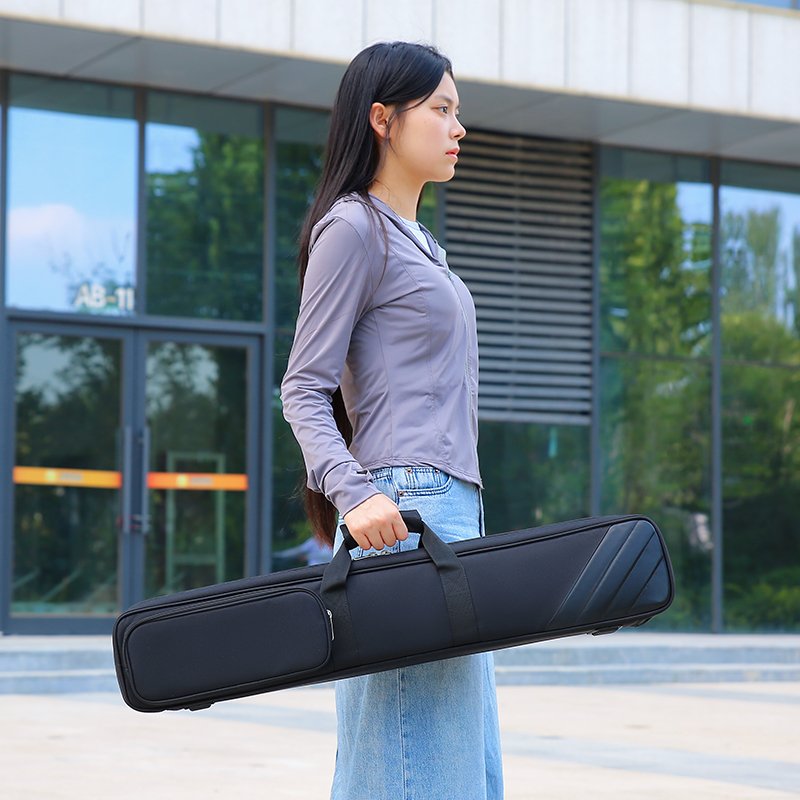 Custom Soft Billiard Cue Cover Snooker Bag with Compartments for 3 Hips and 4 Sticks only bag