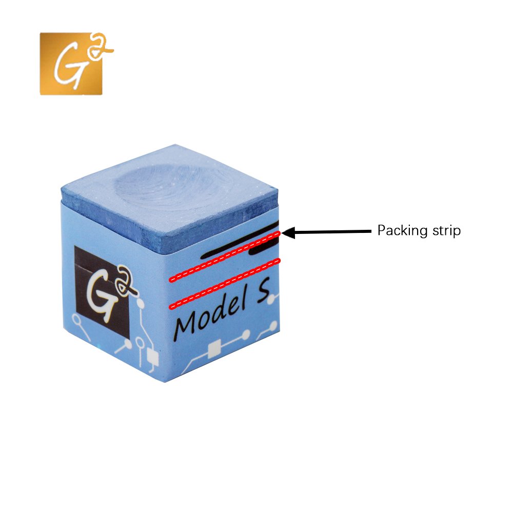 Competition-level Japanese metal plate G2 blue-green billiard chalk professional billiard accessories