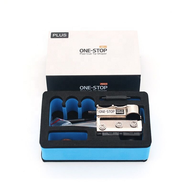 Snooker & Billiard Table Game Accessory Pool Cue Tip Repair Tools Multi Function Purpose One Stop Tip Tool Plus Version