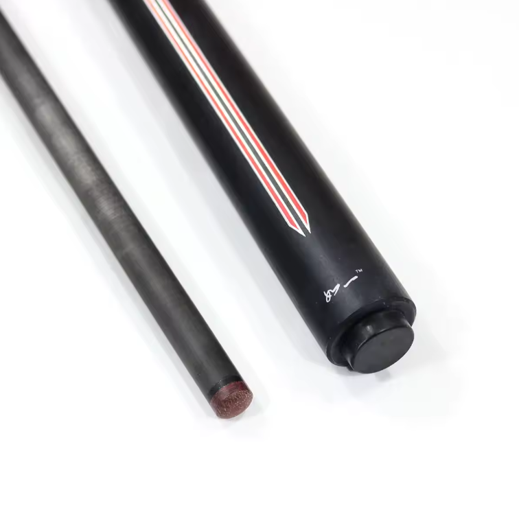 Creative design red/blue color 3 pieces 13mm tip 1/2 carbon fiber 58 inches Billiard Jump Break Cue for Sale