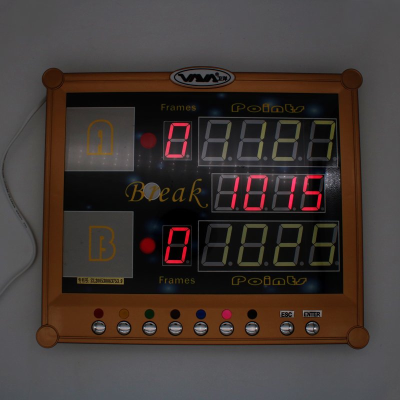 Professional Electronic 4 (1999 type) Digital Snooker Pool Game Billiard Scoreboard wireless control