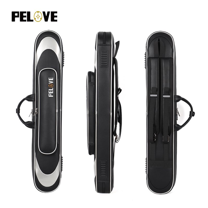 PU leather upgrade , New design waterproof pool cue bag , soft pool cue case