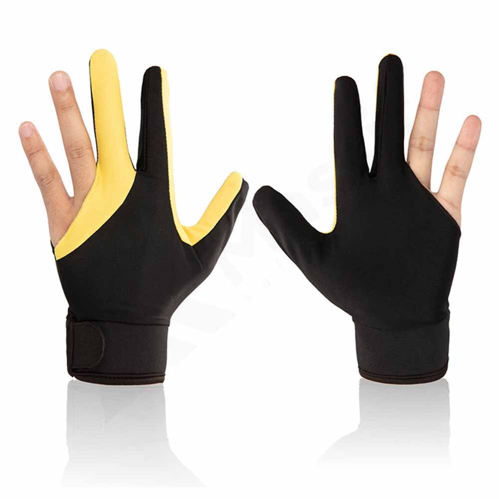 2021 Three Finger Custom Logo Pool Accessories Shooters Pool Cue Stick Snooker Billiards Gloves Snooker Use Customized 100 Pairs