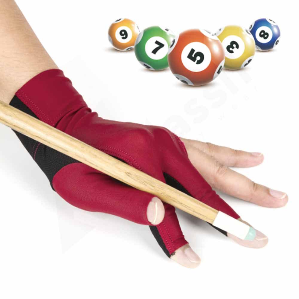 2021 Three Finger Custom Logo Pool Accessories Shooters Pool Cue Stick Snooker Billiards Gloves Snooker Use Customized 100 Pairs
