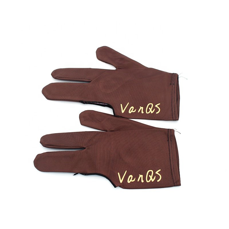 Popular Sell Good Quality Pattern 3 Fingers Billiard Pool Snooker Gloves