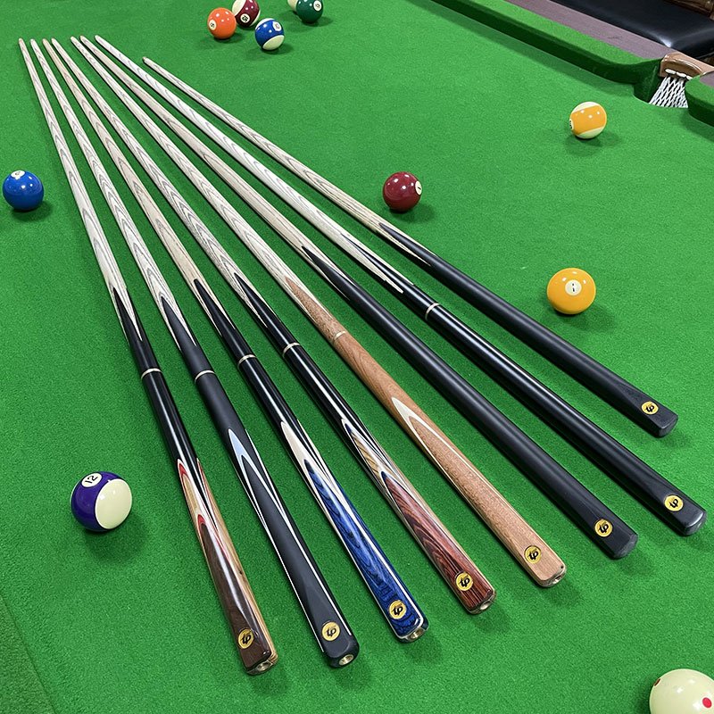 3/4 Jointed Professional 57" Snooker Billiard Pool Cue Sticks with 10mm Tips Billiard Accessories, TP-C2202