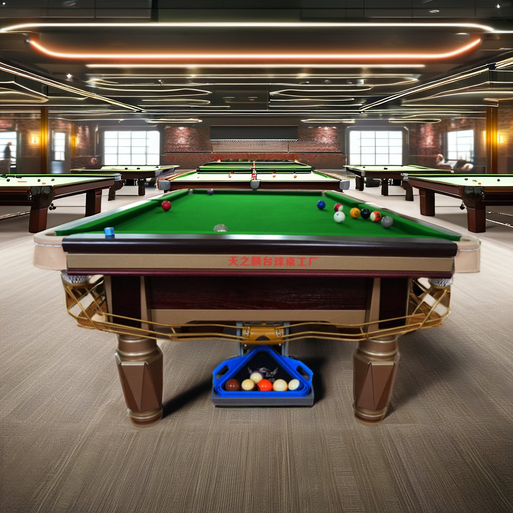 Professional 12FT Snooker Table Luxury Sports Cushion Made Slate Marble Custom Size 10FT Available Billiard Tournaments Cue
