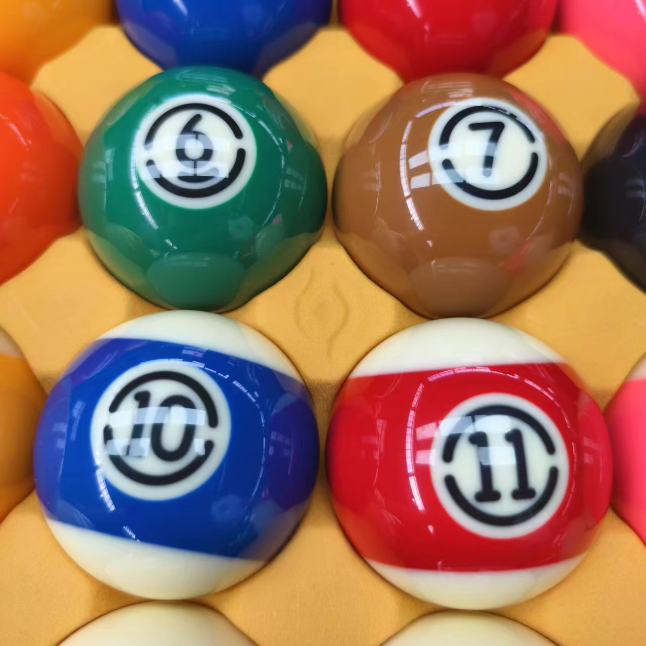 High Quality Gaorui TV Table Ball 16A Billiard Ball 57.2mm 16-Piece Set