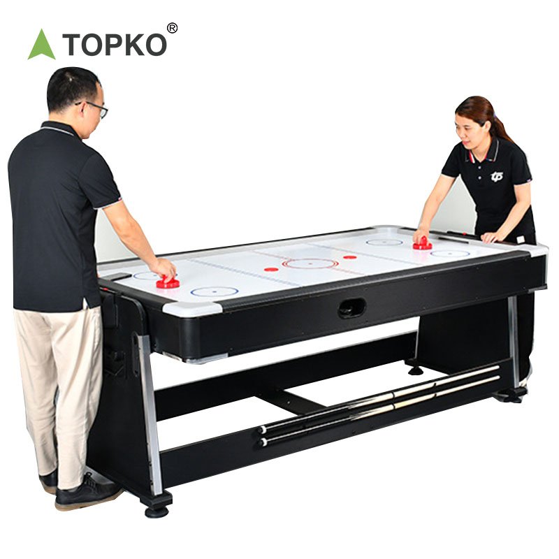 TOPKO All-In-One Luxury Gaming Hub Top-Quality 4-Function Billiards Table for Snooker Pool, & More - Unmatched Experience