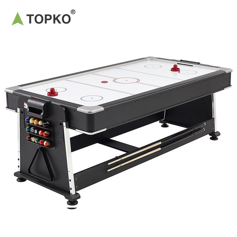 TOPKO All-In-One Luxury Gaming Hub Top-Quality 4-Function Billiards Table for Snooker Pool, & More - Unmatched Experience