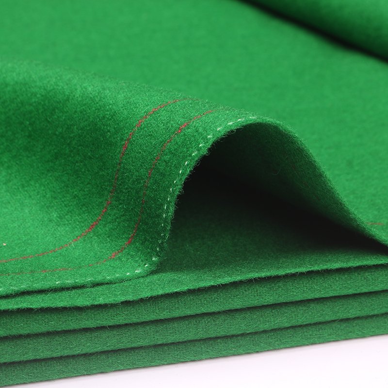 Double Red Line Billiards Tablecloth with Down Smooth Black Eight Fine Tablecloth Domestic 6811 Tablecloth Green