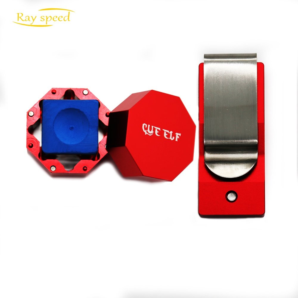 Rayspeed Wholesale Aluminum Alloy High Magnetic Chalk holders Billiards Pool Carom Snooker Chalk Accessories new arrival