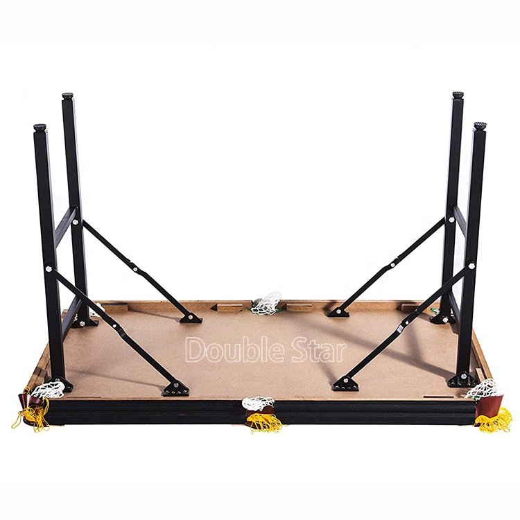 4Ft Mini Indoor Sport MDF Snooker Foldable Pool Table With Folding Legs
