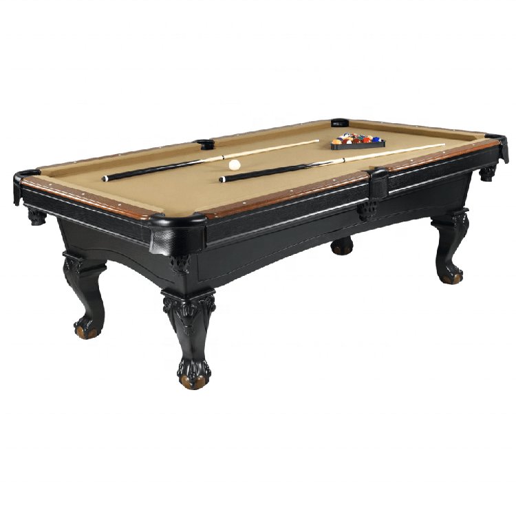 9ft Standard Size Indoor Outdoor Solid Wood Slate Snooker Table