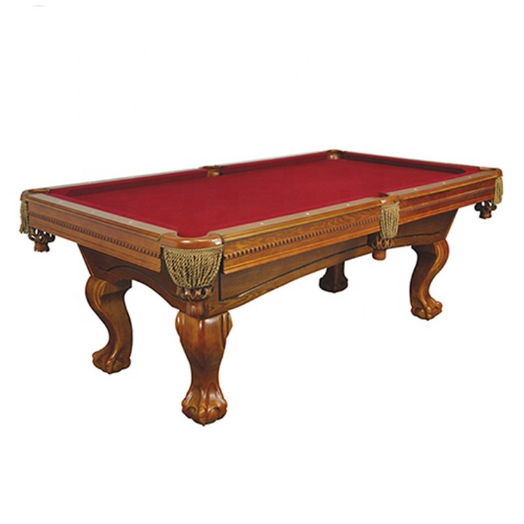 9ft Standard Size Indoor Outdoor Solid Wood Slate Snooker Table