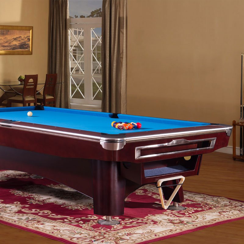 Hot selling High-end 6th Generation 9FT Billiard Slate Table Solid Wood Table