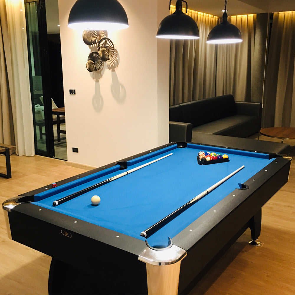 Billiard Table China Factory Direct Price Indoor Entertainment Sport 8FT Auto Ball Return America Nine-Ball Pool Billiard Table