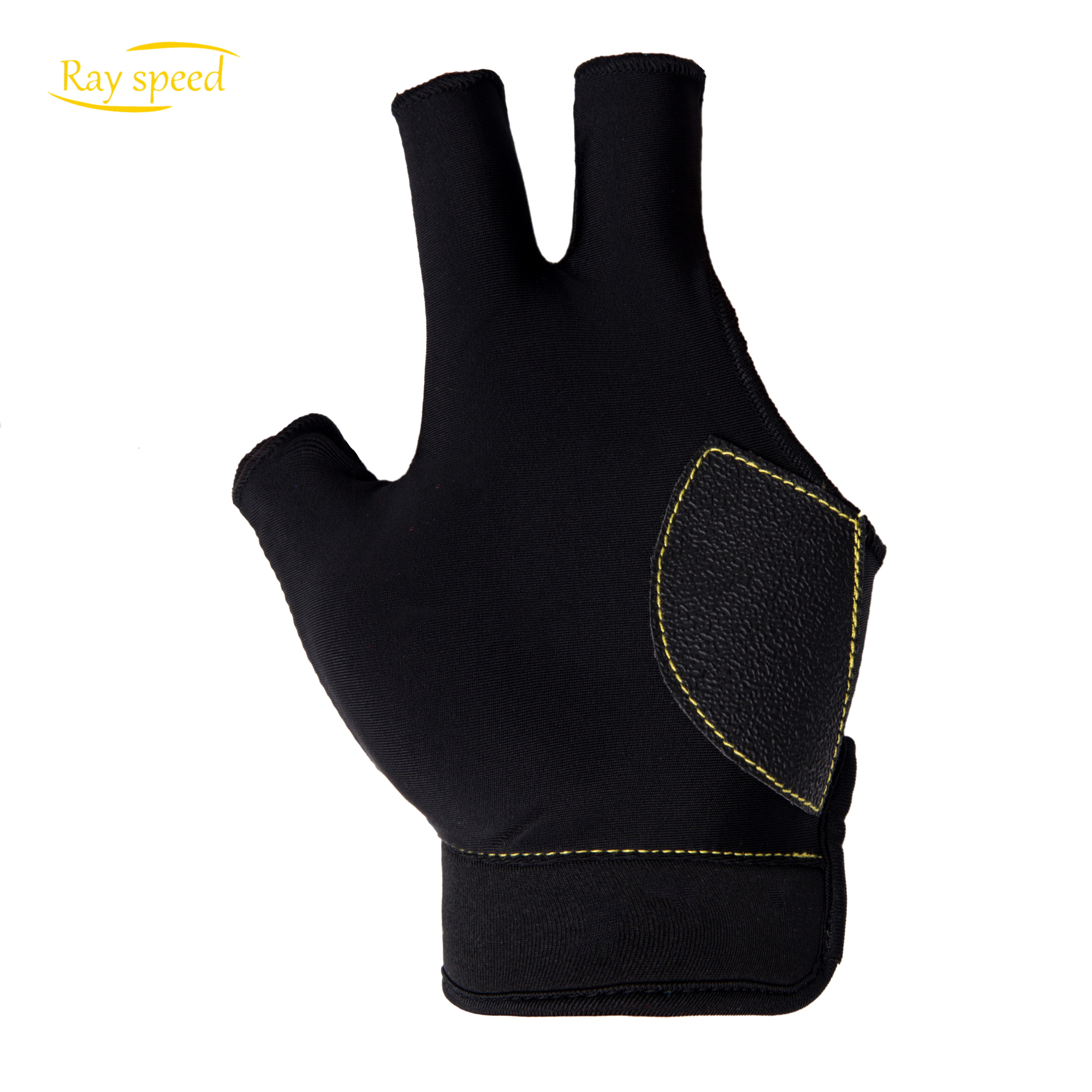 Rayspeed Half-finger Billiard Shooters Carom Pool Snooker Cue Sport Glove Fits on Left or Right Hand for Men Women