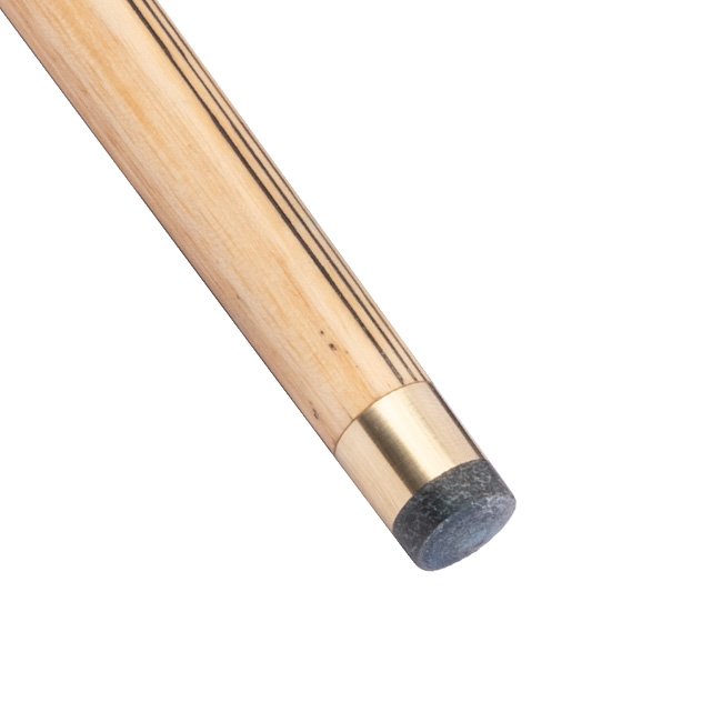 SK-070 10mm White Wax Snooker Cue Technological Wood Butt Sleeve with Brass Radial Joint for Pool Billiard Sports