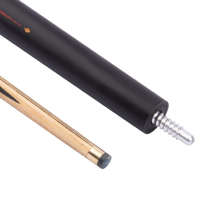 SK-070 10mm White Wax Snooker Cue Technological Wood Butt Sleeve with Brass Radial Joint for Pool Billiard Sports