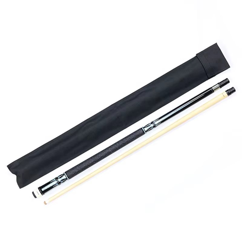 TQG-150 Pool Game Billiard Kit 1PC Uni-Lock Maple Cue Stick 1PC Canvas Bag Carbon Fiber Ash Material 9mm Brass Tip Steel Joint