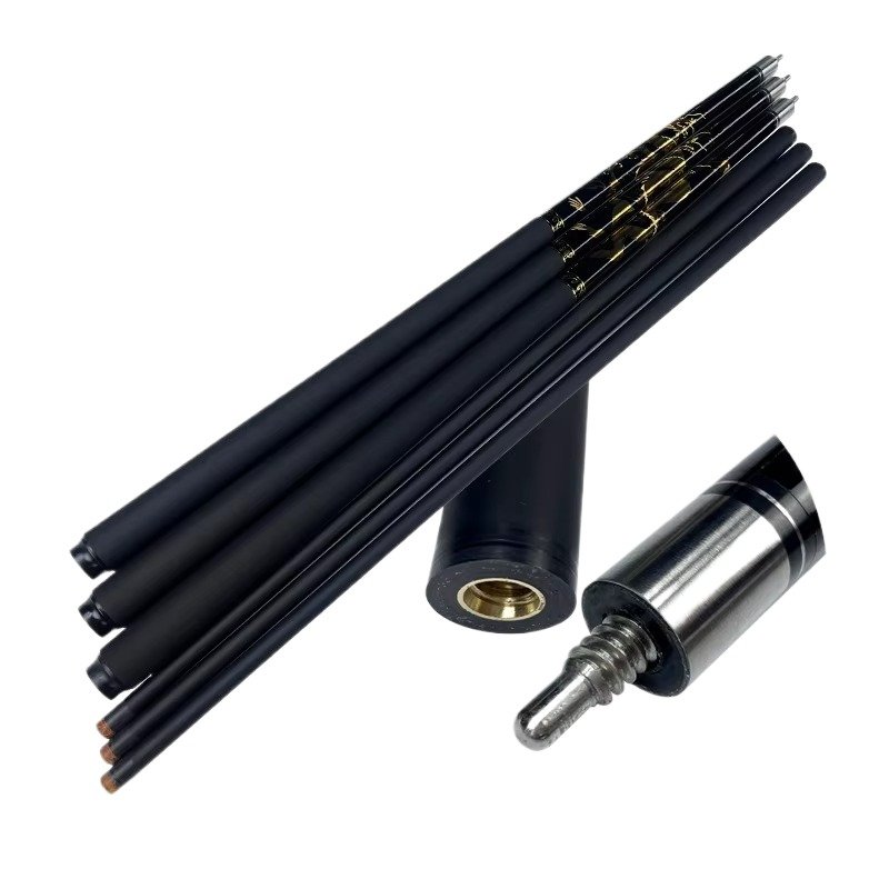 zhuoying carbon fiber pool cue 1/2 Carbon Snooker Cue 13mm Graphite Black Cue