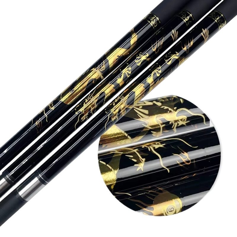 zhuoying carbon fiber pool cue 1/2 Carbon Snooker Cue 13mm Graphite Black Cue