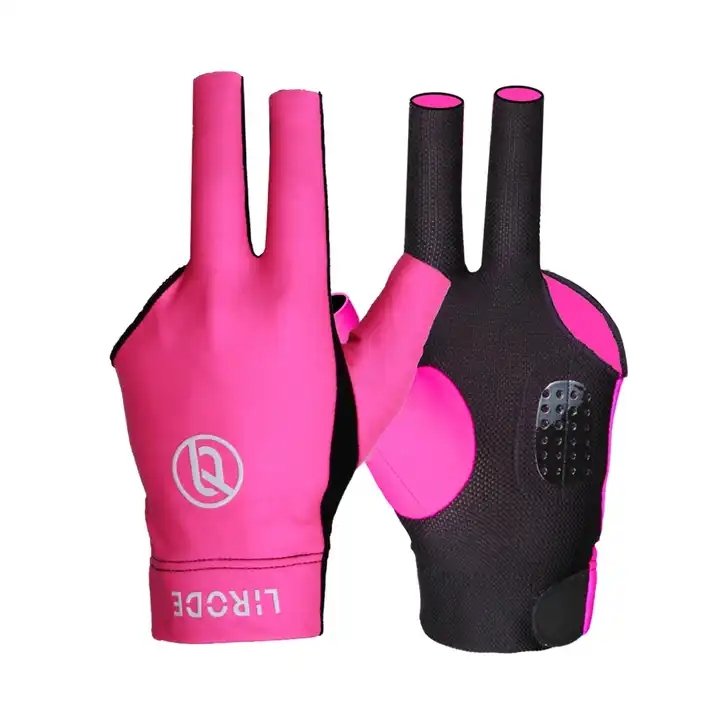 High quality billiards gloves Miss finger Guantes de billar for billiards halls thin and breathable