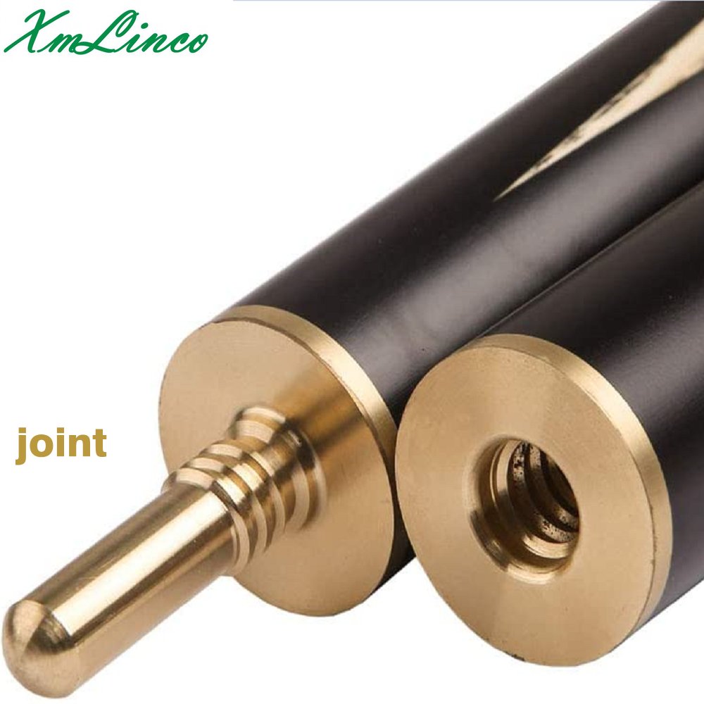 Xmlincos custom handmade inlay 57" ash shaft 3/4 jointed cue stick snooker cue billiard pool cue