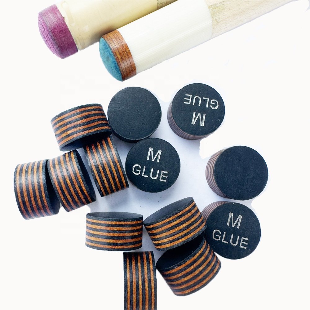 Premium 8 layers Nicest tips cue professional s black 14mm billiard cue tip tool for drop shipping