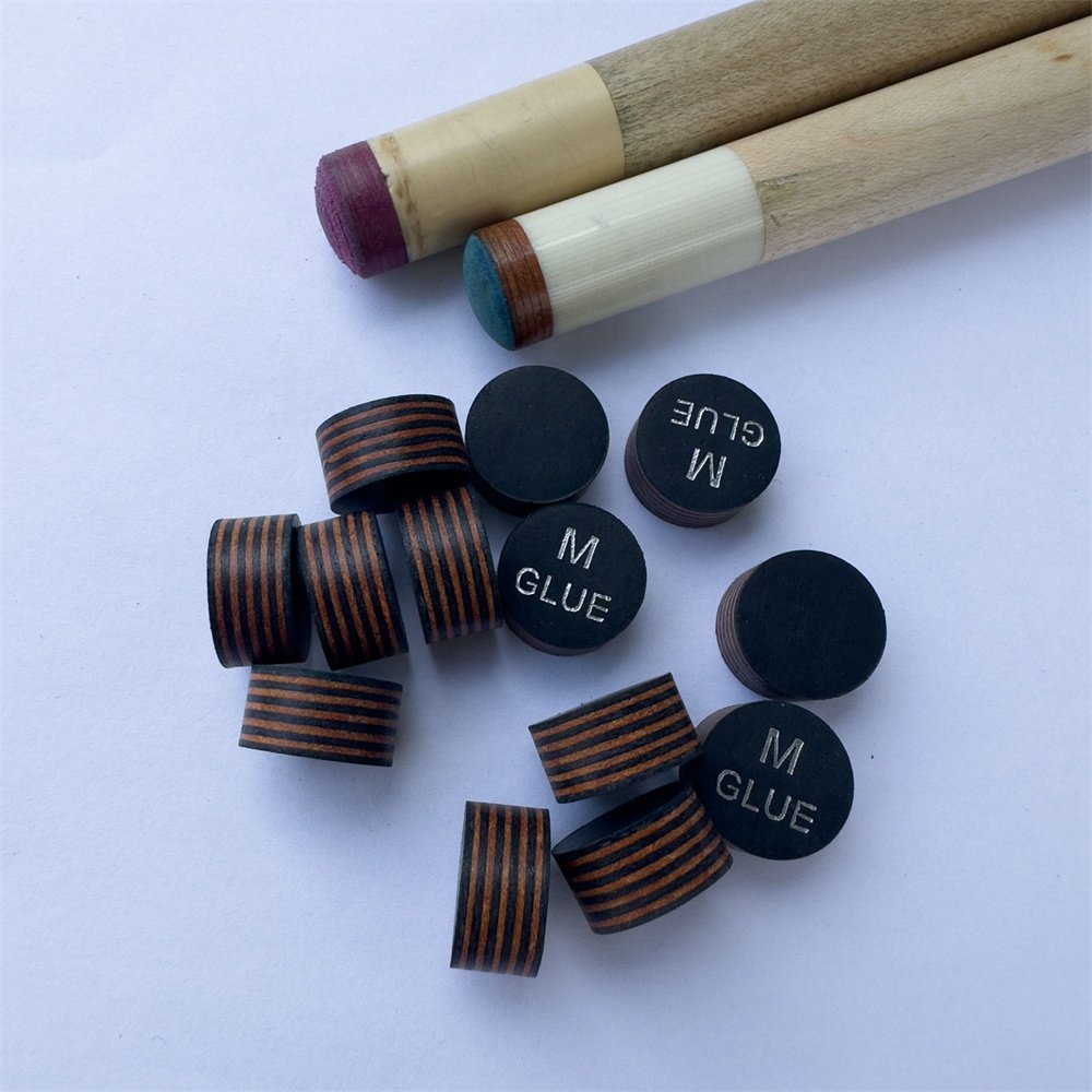 Premium 8 layers Nicest tips cue professional s black 14mm billiard cue tip tool for drop shipping
